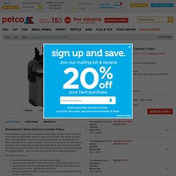 Marineland C Series External Canister Filters at PETCO