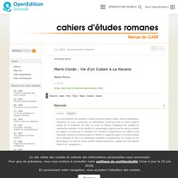 Mario Conde : Vie d’un Cubain à La Havane