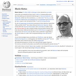 Mario Sixtus