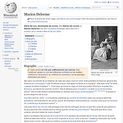Marion Delorme - 1611-1650