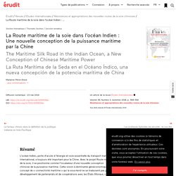 La Route maritime de la soie dans l’océan Indien … – Études internationales