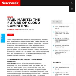 Paul Maritz: The Future of Cloud Computing