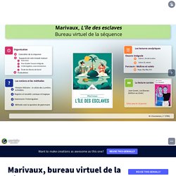 Marivaux, bureau virtuel de la séquence par marianne.chomienne sur Genially