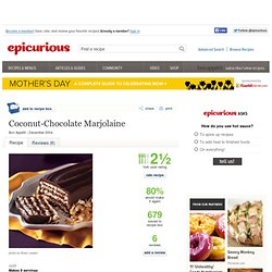 Coconut-Chocolate Marjolaine Recipe