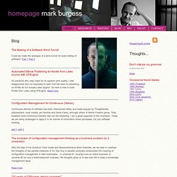 Mark Burgess Website