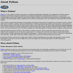 Mark Lutz's Python Links Page