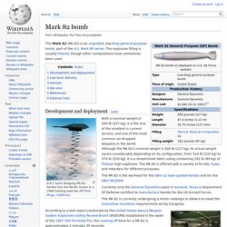 Mark 82 bomb