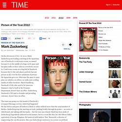 Mark Zuckerberg - Person of the Year 2010