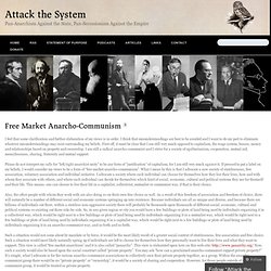Free Market Anarcho-Communism