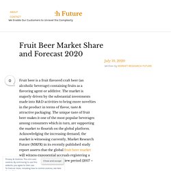 Fruit Beer Market Share and Forecast 2020 – Market Research Future
