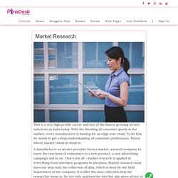 Market Research - Pinkdesk.org