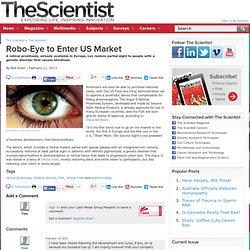 Robo-Eye to Enter US Market
