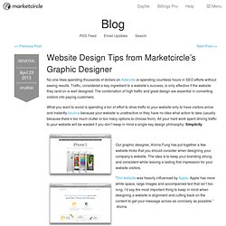 Website Design Tips from Marketcircle’s Graphic Designer