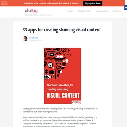 Marketer's toolbox for creating amazing visual content
