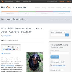 What B2B Marketers Need to Know About Customer Retention