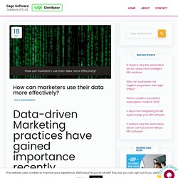 How can marketers use their data more effectively?