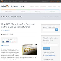 How B2B Marketers Can Succeed on the 6 Big Social Networks