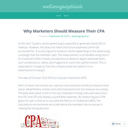 Why Marketers Should Measure Their CPA