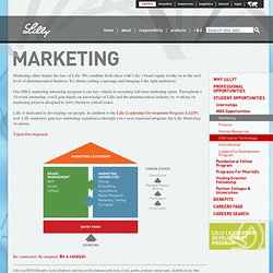 Marketing capabilities - Lilly