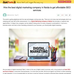 Hire the best digital marketing company in Noida to get affordable SEO services
