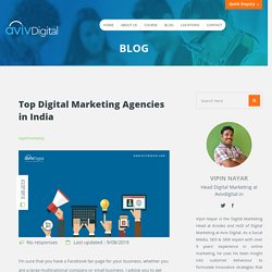 Top 30 Digital Marketing Agencies in India
