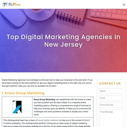 Top Digital Marketing Agencies In New Jersey - Topfirms