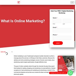 Online Marketing - for beginners
