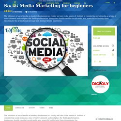 Social Media Marketing for beginners - Edfinite
