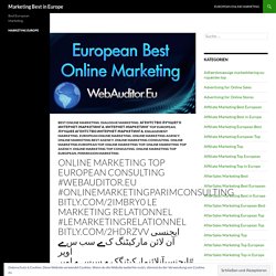 Marketing Best in Europe