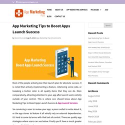 App Marketing Tips to Boost Apps Launch Success