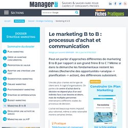 Marketing B to B - Business to Business - connaître les bases