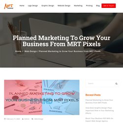 Planned Marketing to Grow Your Business from MRT Pixels
