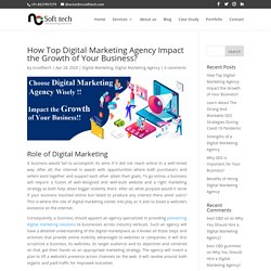 How Top Digital Marketing Agency Impact the Growth of Your Business? - NCSoftTech