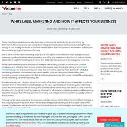 White Label Marketing and How It Affects Your Business