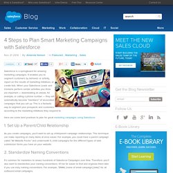 4 Steps to Plan Smart Marketing Campaigns with Salesforce