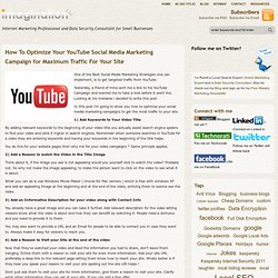 How to avoid 4 mistakes most make with YouTube Marketing Campaigns
