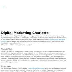 Digital Marketing company in Charlotte NC
