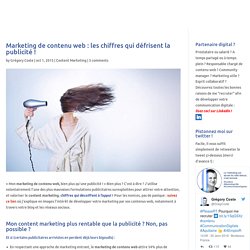 Marketing de contenu web : les chiffres qui défrisent la pub !