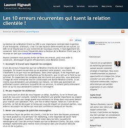 Conseils Marketing et Comercial du consultant Marketing Laurent Rignault