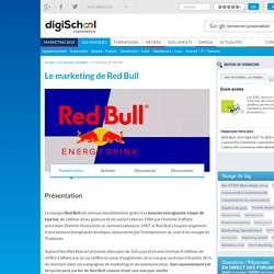Red Bull : Etudes, analyses Marketing et Communication de Red Bull