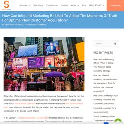 How can inbound marketing be used to adapt new customer acquisition?