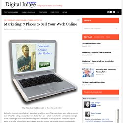 Marketing: 7 Places to Sell Your Work Online