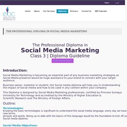 Social Media Marketing Diploma,Training Courses Amman Jordan