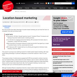 Location-based marketing