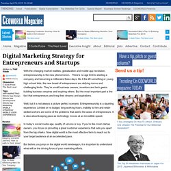 Digital Marketing Strategy for Entrepreneurs and Startups