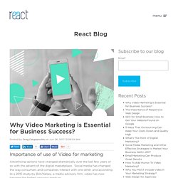 Why Video Marketing is Essential for Business Success?