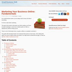 Marketing Your Business Online: Fundamentals