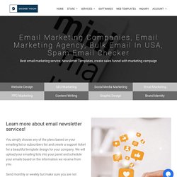 Email Marketing Agency with 100% guarantee of Inbox delivery