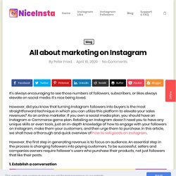 All about marketing on Instagram-Tips to dominate the market