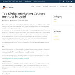 Top Digital marketing Courses Institute in Delhi - Sky IT Solutions